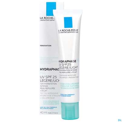 Sie sehen eine Packung La Roche Posay Hydraphase/ha Feuchtigkeitscreme Uv Leicht 40ml, Produktbild: 14 La Roche Posay Hydraphase/ha Feuchtigkeitscreme Uv Leicht 40ml, A-Nr.: 5716016 - 14