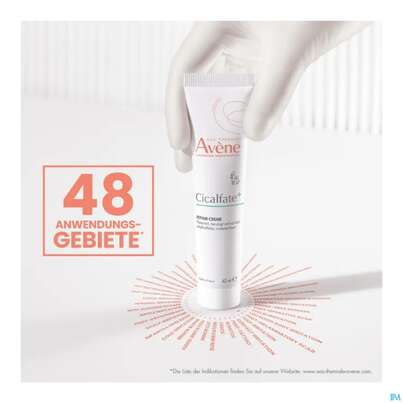 Sie sehen eine Packung Avene Cicalfate+ Repair-creme 40ml, Produktbild: 16 Avene Cicalfate+ Repair-creme 40ml, A-Nr.: 5920946 - 16