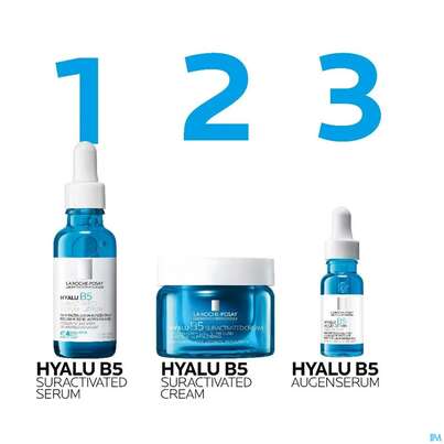 Sie sehen eine Packung La Roche Posay Hyalu B5 Gesicht Antifalten Suract Serum 30ml, Produktbild: 08 La Roche Posay Hyalu B5 Gesicht Antifalten Suract Serum 30ml, A-Nr.: 5976697 - 08