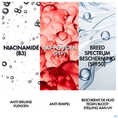 Sie sehen eine Packung Vichy Liftactiv B3 Anti-pigmentflecken Creme Lsf50 50ml, Produktbild: 33 Vichy Liftactiv B3 Anti-pigmentflecken Creme Lsf50 50ml, A-Nr.: 5662504 - 33