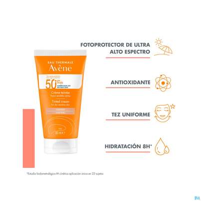 Avène Getönte Sonnencreme Spf 50+ 50ml, A-Nr.: 5598953 - 17