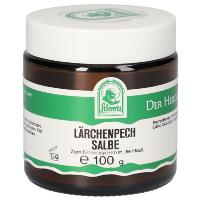Sie sehen eine Packung LAERCHENPECHSALBE 100 G, Produktbild: 01 LAERCHENPECHSALBE 100 G, A-Nr.: 4059415 - 01