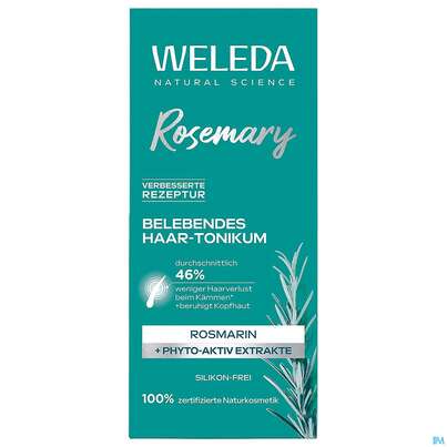 Sie sehen eine Packung Weleda Haar-tonikum Belebend 100ml, Produktbild: 03 Weleda Haar-tonikum Belebend 100ml, A-Nr.: 4021915 - 03