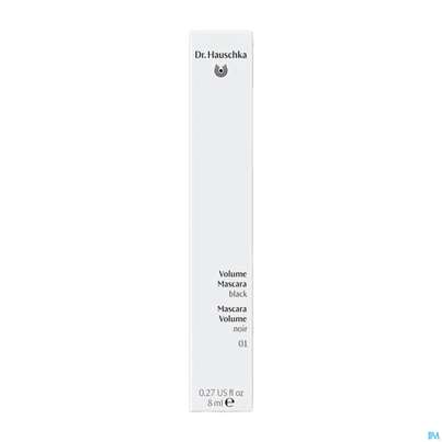 Sie sehen eine Packung Dr. Hauschka Volume Mascara 01 Black 8ml, Produktbild: 01 Dr. Hauschka Volume Mascara 01 Black 8ml, A-Nr.: 4593072 - 01