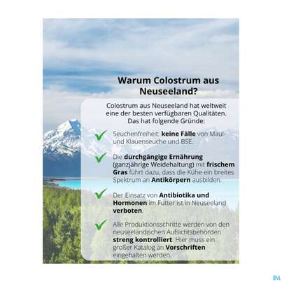 Sie sehen eine Packung Colostrum Kapseln Immun Dr.wolz Nr 60572 125st, Produktbild: 05 Colostrum Kapseln Immun Dr.wolz Nr 60572 125st, A-Nr.: 3137509 - 05