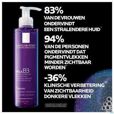 Sie sehen eine Packung La Roche Posay Mela B3 Reinigung 200ml, Produktbild: 08 La Roche Posay Mela B3 Reinigung 200ml, A-Nr.: 5838452 - 08