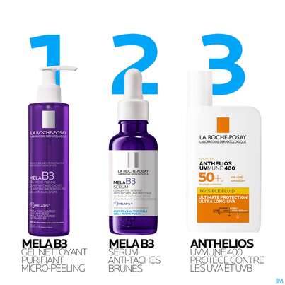 Sie sehen eine Packung La Roche Posay Mela B3 Reinigung 200ml, Produktbild: 13 La Roche Posay Mela B3 Reinigung 200ml, A-Nr.: 5838452 - 13
