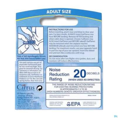Sie sehen eine Packung Ohrenschutz Bioears 6st, Produktbild: 02 Ohrenschutz Bioears 6st, A-Nr.: 3815056 - 02