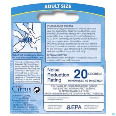 Sie sehen eine Packung Ohrenschutz Bioears 6st, Produktbild: 05 Ohrenschutz Bioears 6st, A-Nr.: 3815056 - 05