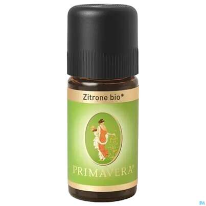 Sie sehen eine Packung Aetherische Oele Primavera Zitrone Bio 10ml, Produktbild: 03 Aetherische Oele Primavera Zitrone Bio 10ml, A-Nr.: 3160744 - 03