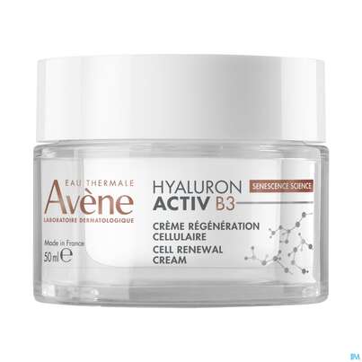 Sie sehen eine Packung Avene Hyaluron Activ B3 Tagescreme 50ml, Produktbild: 03 Avene Hyaluron Activ B3 Tagescreme 50ml, A-Nr.: 5450297 - 03