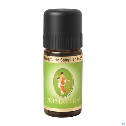 Sie sehen eine Packung Aetherische Oele Primavera Rosmarin Campher Bio 10ml, Produktbild: 03 Aetherische Oele Primavera Rosmarin Campher Bio 10ml, A-Nr.: 2305347 - 03