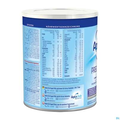 Sie sehen eine Packung Aptamil Spezialnahrung Pregomin As 400g, Produktbild: 08 Aptamil Spezialnahrung Pregomin As 400g, A-Nr.: 3967197 - 08