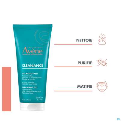 Avene Cleanance Reinigungsgel 200ml, A-Nr.: 5567390 - 10