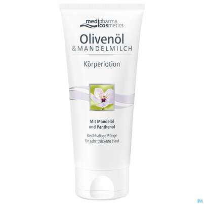 Sie sehen eine Packung Oliven -mandelmilch Koerperlotion 200ml, Produktbild: 02 Oliven -mandelmilch Koerperlotion 200ml, A-Nr.: 3698248 - 02