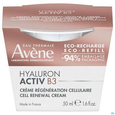 Sie sehen eine Packung Avene Hyaluron Activ B3 Tagescreme Nf 50ml, Produktbild: 03 Avene Hyaluron Activ B3 Tagescreme Nf 50ml, A-Nr.: 5693232 - 03