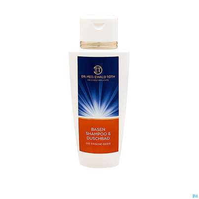 Sie sehen eine Packung Basen Shampoo +duschbad Dr.ewald Toeth 200ml, Produktbild: 01 Basen Shampoo +duschbad Dr.ewald Toeth 200ml, A-Nr.: 2629245 - 01