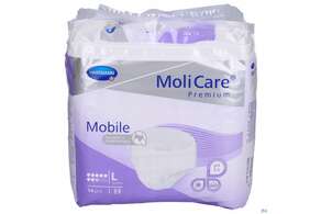Inkontinenz Molicare Premium/mobile/8 Tropfen Lila L 100-150cm 14st, A-Nr.: 3078617 - 01