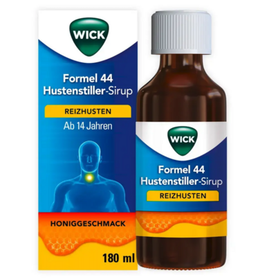 WICK Formel 44 Hustenstiller-Sirup mit Honig, 180 Milliliter, A-Nr.: 3514952 - 01