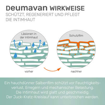 Sie sehen eine Packung Deumavan Schutzsalbe Lavendel, 50 Milliliter, Produktbild: 04 Deumavan Schutzsalbe Lavendel, 50 Milliliter, A-Nr.: 4730468 - 04