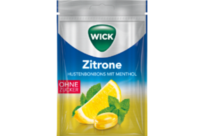 WICK ZITRONE &amp;amp; MENTHOL zfr. 72g, Btl., 72 Gramm, A-Nr.: 4078890 - 01