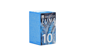 Wellion LUNA Teststreifen CHOL - für Cholesterinmessung, 10 Stück, A-Nr.: 4041065 - 01