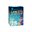Sie sehen eine Packung Wellion 28G Lanzetten, 200 Stück, Produktbild: 01 Wellion 28G Lanzetten, 200 Stück, A-Nr.: 2480079 - 01