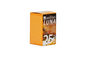 Wellion LUNA Teststreifen GLU - für Blutzuckermessung, 25 Stück, A-Nr.: 4072195 - 01