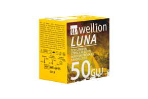 Wellion LUNA Teststreifen GLU - für Blutzuckermessung, 50 Stück, A-Nr.: 4041059 - 01