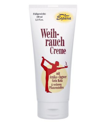 Sie sehen eine Packung Espara Weihrauch Creme, 100 Milliliter, Produktbild: 01 Espara Weihrauch Creme, 100 Milliliter, A-Nr.: 3437358 - 01