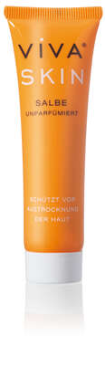 Sie sehen eine Packung VivaSkin Salbe unparfumiert 30g, 30 Gramm, Produktbild: 01 VivaSkin Salbe unparfumiert 30g, 30 Gramm, A-Nr.: 2012639 - 01