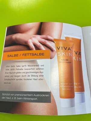 Sie sehen eine Packung VivaSkin Salbe unparfumiert 30g, 30 Gramm, Produktbild: 02 VivaSkin Salbe unparfumiert 30g, 30 Gramm, A-Nr.: 2012639 - 02