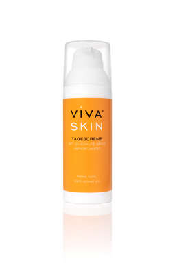 Sie sehen eine Packung Viva Skin Tagescreme mit UV-Schutz (LSF 20) 50ml, 50 Milliliter, Produktbild: 01 Viva Skin Tagescreme mit UV-Schutz (LSF 20) 50ml, 50 Milliliter, A-Nr.: 3855334 - 01