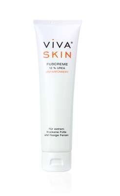 Sie sehen eine Packung Viva Skin Fußcreme, 100 Gramm, Produktbild: 01 Viva Skin Fußcreme, 100 Gramm, A-Nr.: 4358046 - 01