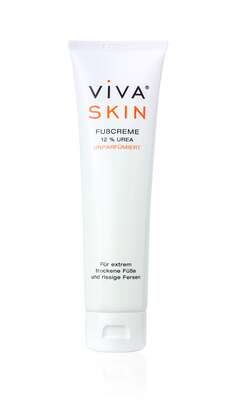 Sie sehen eine Packung Viva Skin Fußcreme, 100 Gramm, Produktbild: 02 Viva Skin Fußcreme, 100 Gramm, A-Nr.: 4358046 - 02