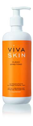 Sie sehen eine Packung Viva Skin Ölbad spreitend 100ml, 100 Milliliter, Produktbild: 01 Viva Skin Ölbad spreitend 100ml, 100 Milliliter, A-Nr.: 2698192 - 01