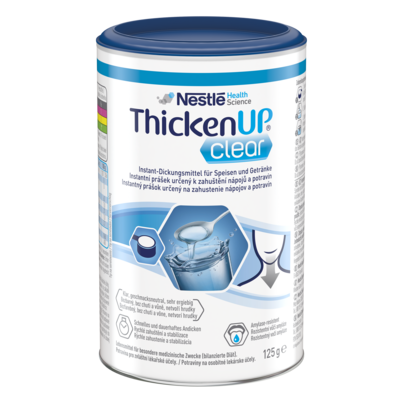 Sie sehen eine Packung ThickenUp® Clear 125 Gramm, 1 Stück, Produktbild: 01 ThickenUp® Clear 125 Gramm, 1 Stück, A-Nr.: 5202814 - 01