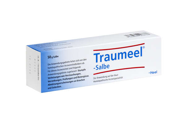 Sie sehen eine Packung Traumeel®-Salbe, 50 Gramm, Produktbild: 01 Traumeel®-Salbe, 50 Gramm, A-Nr.: 0928736 - 01