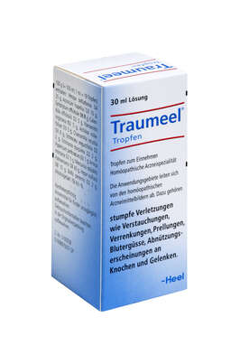 Sie sehen eine Packung Traumeel®-Tropfen, 30 Milliliter, Produktbild: 01 Traumeel®-Tropfen, 30 Milliliter, A-Nr.: 0144940 - 01