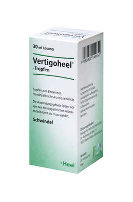 Sie sehen eine Packung Vertigoheel®-Tropfen, 30 Milliliter, Produktbild: 02 Vertigoheel®-Tropfen, 30 Milliliter, A-Nr.: 0149653 - 02