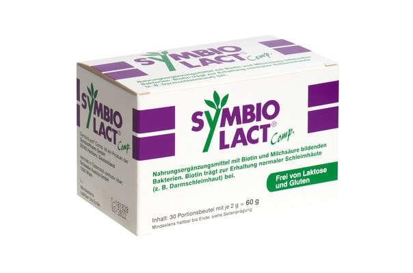 Sie sehen eine Packung SymbioLact® Comp., 30 Stück, Produktbild: 01 SymbioLact® Comp., 30 Stück, A-Nr.: 2159609 - 01