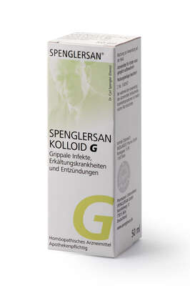 Sie sehen eine Packung Spenglersan Kolloid G, 50 Milliliter, Produktbild: 02 Spenglersan Kolloid G, 50 Milliliter, A-Nr.: 2665873 - 02