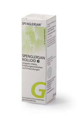 Sie sehen eine Packung Spenglersan Kolloid G, 20 Milliliter, Produktbild: 02 Spenglersan Kolloid G, 20 Milliliter, A-Nr.: 1136865 - 02