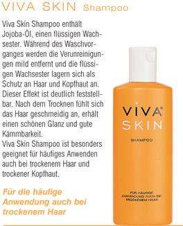 Sie sehen eine Packung Viva Skin Shampoo 200ml, 200 Milliliter, Produktbild: 02 Viva Skin Shampoo 200ml, 200 Milliliter, A-Nr.: 3172931 - 02