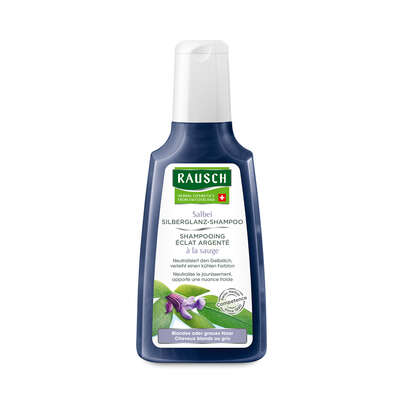 Sie sehen eine Packung RAUSCH Salbei SILBERGLANZ-SHAMPOO, 200 Milliliter, Produktbild: 01 RAUSCH Salbei SILBERGLANZ-SHAMPOO, 200 Milliliter, A-Nr.: 2155876 - 01