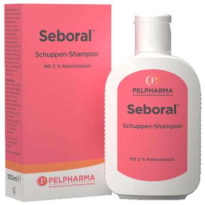 Sie sehen eine Packung Seboral Schuppen-Shampoo mit 2% Ketoconazol, 100 Milliliter, Produktbild: 01 Seboral Schuppen-Shampoo mit 2% Ketoconazol, 100 Milliliter, A-Nr.: 2596669 - 01