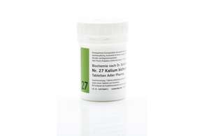 Schüßler Salz Adler Nr. 27 D12 Tabletten, 250 Gramm, A-Nr.: 2980043 - 01