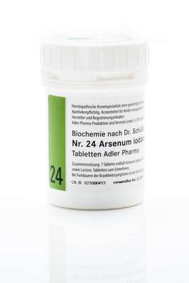 Schüßler Salz Adler Nr. 24 D12 Tabletten, 100 Gramm, A-Nr.: 2263672 - 01