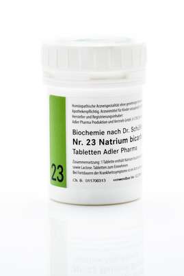 Sie sehen eine Packung Schüßler Salz Adler Nr. 23 D12 Tabletten, 100 Gramm, Produktbild: 01 Schüßler Salz Adler Nr. 23 D12 Tabletten, 100 Gramm, A-Nr.: 2629914 - 01