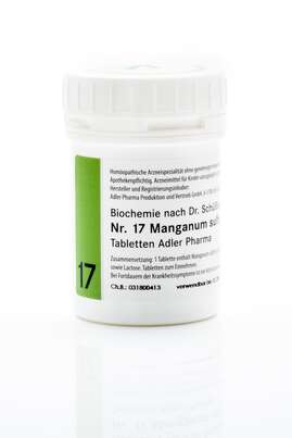 Sie sehen eine Packung Schüßler Salz Adler Nr. 17 D12 Tabletten, 250 Gramm, Produktbild: 01 Schüßler Salz Adler Nr. 17 D12 Tabletten, 250 Gramm, A-Nr.: 2263330 - 01